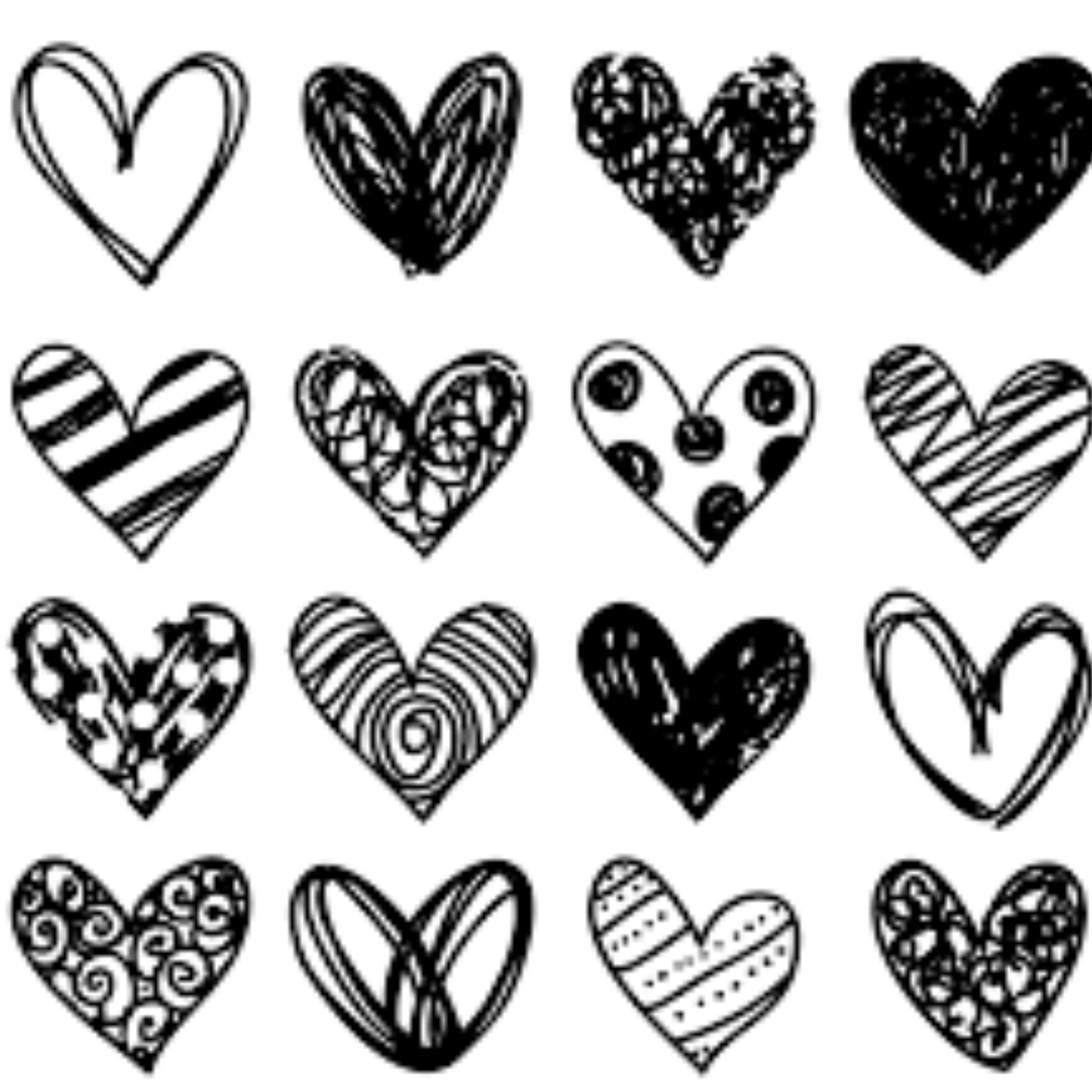 Pictures of hand drawn hearts Pictures of hand drawn hearts